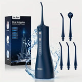 “USB Rechargeable Portable Oral Irrigator – 5-Mode Water Flosser with IPX7”