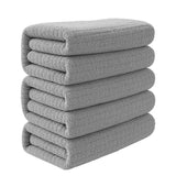 Luxury Bamboo Cotton Towel Set (4-Piece) – Ultra-Soft, Highly Absorbent & Fast Drying