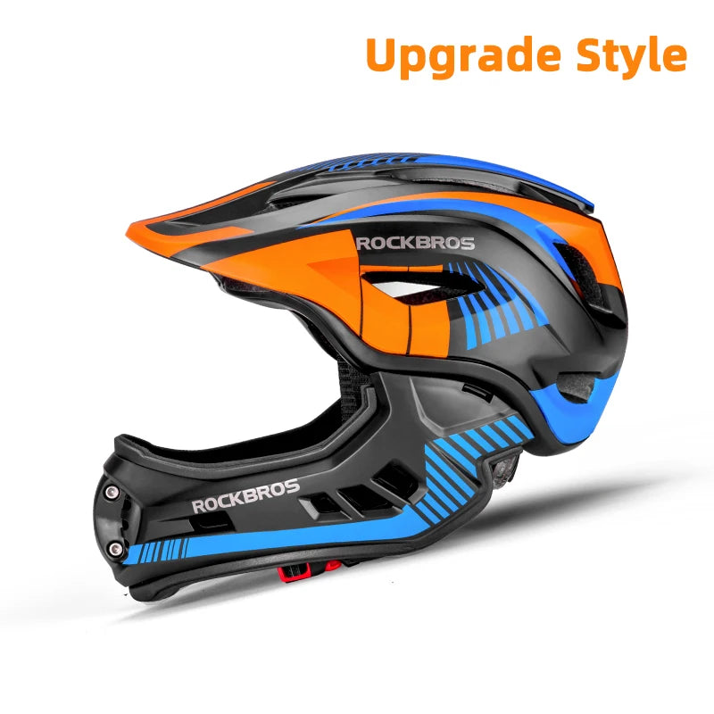 ROCKBROS Kids Bicycle Helmet – Impact Resistant Cycling Helmet for Children & Teenagers, MTB & Scooter Safety Protection