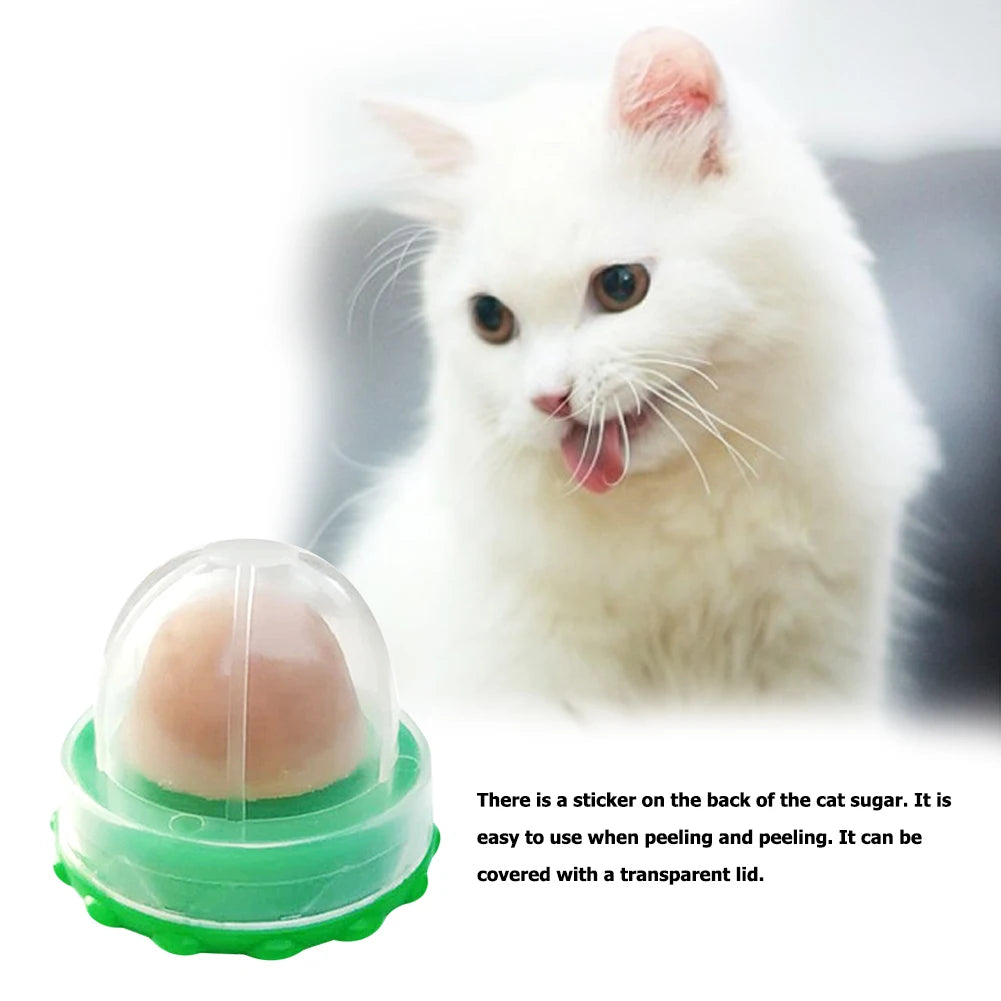 Catnip Ball Snacks – 10–50 pcs Healthy Cat Treats, Lick Candy Vitamin Pudding Lollipops for Cats