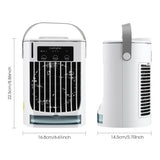 Portable Misting Fan & Air Cooler with 500 ml Water Tank — Quiet Mist Spray Fan for Home, Room, Car, Office