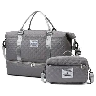 Large-Capacity Travel Duffle Bag – Multi-Purpose Sports, Gym, Yoga & Weekend Overnight Tote with Luggage Organizer Features