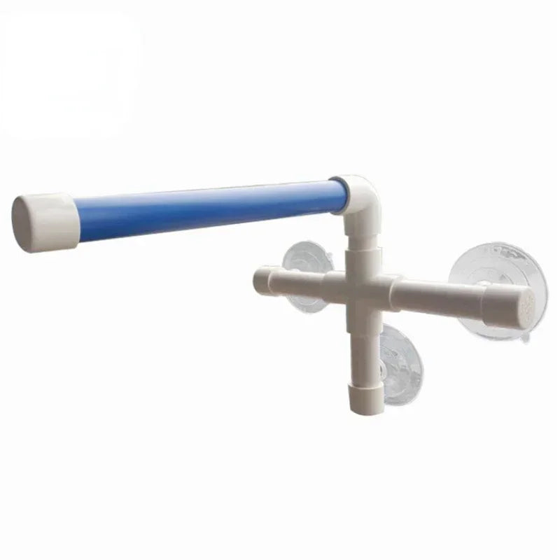 Suction Cup Bird Perch Toy – Window & Shower Stand for Parrots, Macaws, Cockatoos, African Greys, Conures & Parakeets