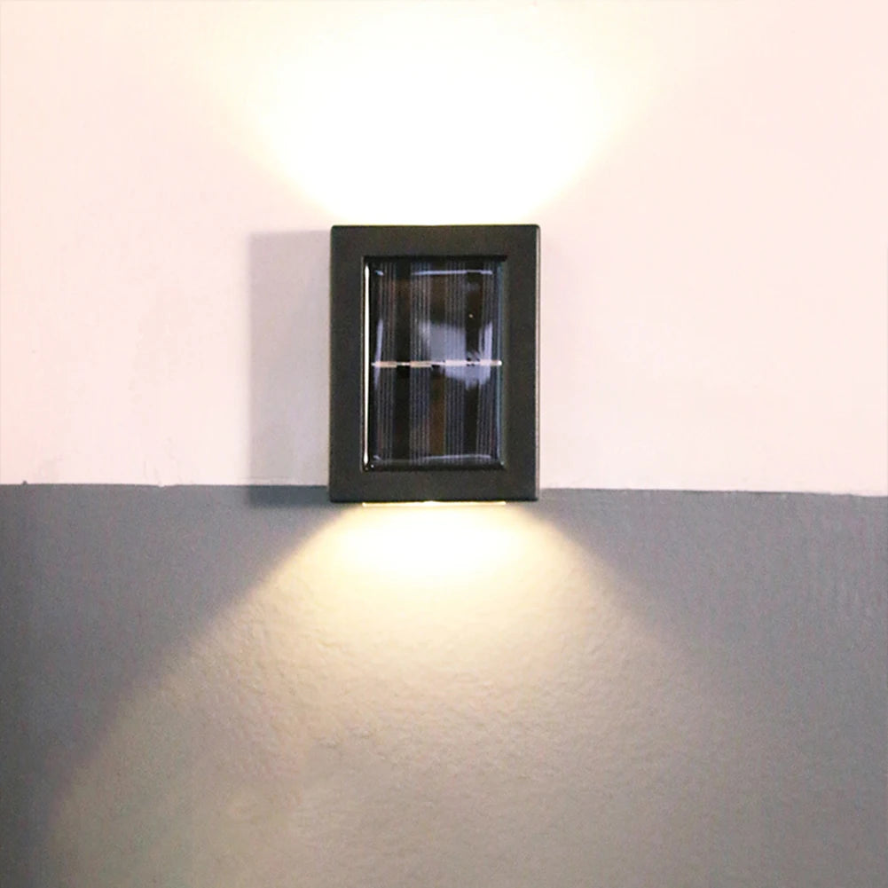 Waterproof LED Solar Wall-Mounted Lamp with Motion Sensor – Outdoor Porch, Garden, Patio & Courtyard Lighting Fixture