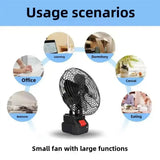 20,000 mAh Portable Camping Fan – 6″ Wireless Outdoor Metal Fan with Dual Batteries