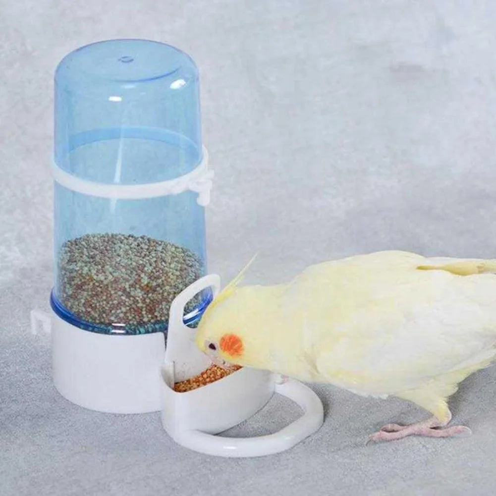Bird Water Drinker & Feeder Container – Cage Dispenser for Parrots, Squirrels & Small Birds, Food & Water Box Accessory