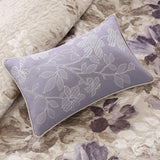 6-Piece Printed Quilt Set with Throw Pillows – Taupe King/Cal King Size | Elegant Soft Bedding Ensemble for Modern Bedrooms