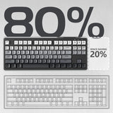 MambaSnake X FreeWolf M87 Wireless Gaming Keyboard – 75% Silent Membrane with RGB & PBT Keycaps