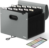12-Pocket Expandable File Organizer – Portable Monthly Bill, Tax & Receipt Folder 📂