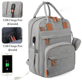 Diaper Bag Backpack – Large Waterproof Baby Travel Tote with Changing Station, Pad & Stroller Straps | Multifunction Bag for Moms & Dads
