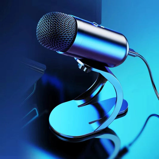 Wired Gooseneck Condenser Conference Microphone – Desktop USB Plug-and-Play with Adjustable Neck & High Voice Clarity