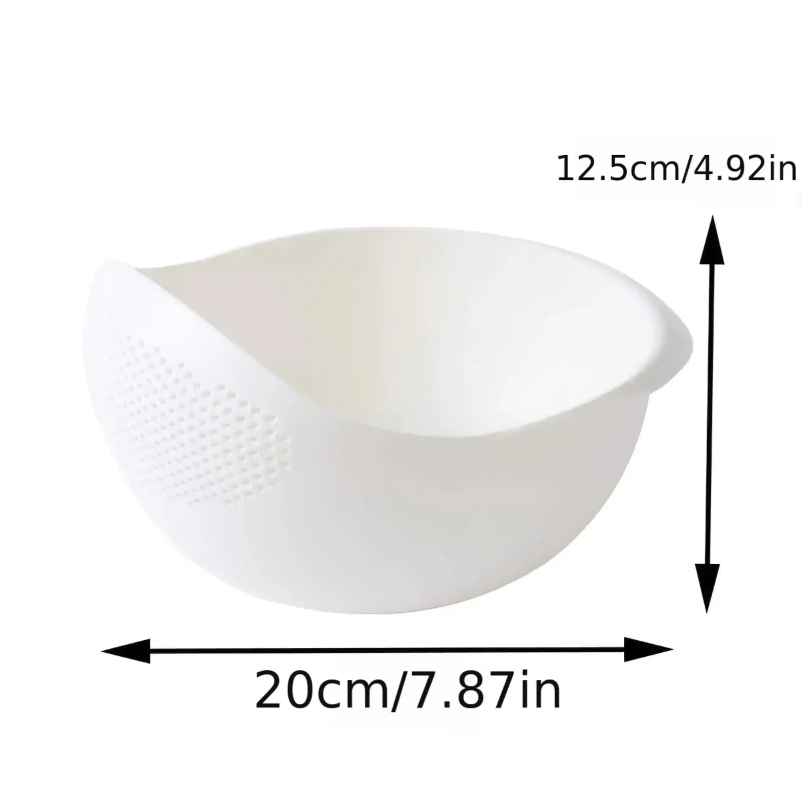 Multifunctional Large Plastic Rice Wash Basket & Strainer – Kitchen Sink Colander for Fruits, Vegetables & Outdoor BBQ
