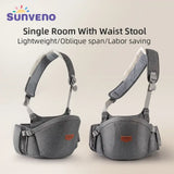 Sunveno One-Shoulder Adjustable Baby Carrier – Ergonomic Hip Seat Sling for Newborns & Toddlers