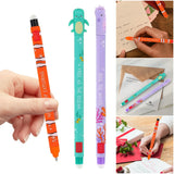 Sea Friends 3-Piece Erasable Gel Pen Set – 0.7 mm Sea Horse, Clown Fish & Sea Turtle Kids Stationery