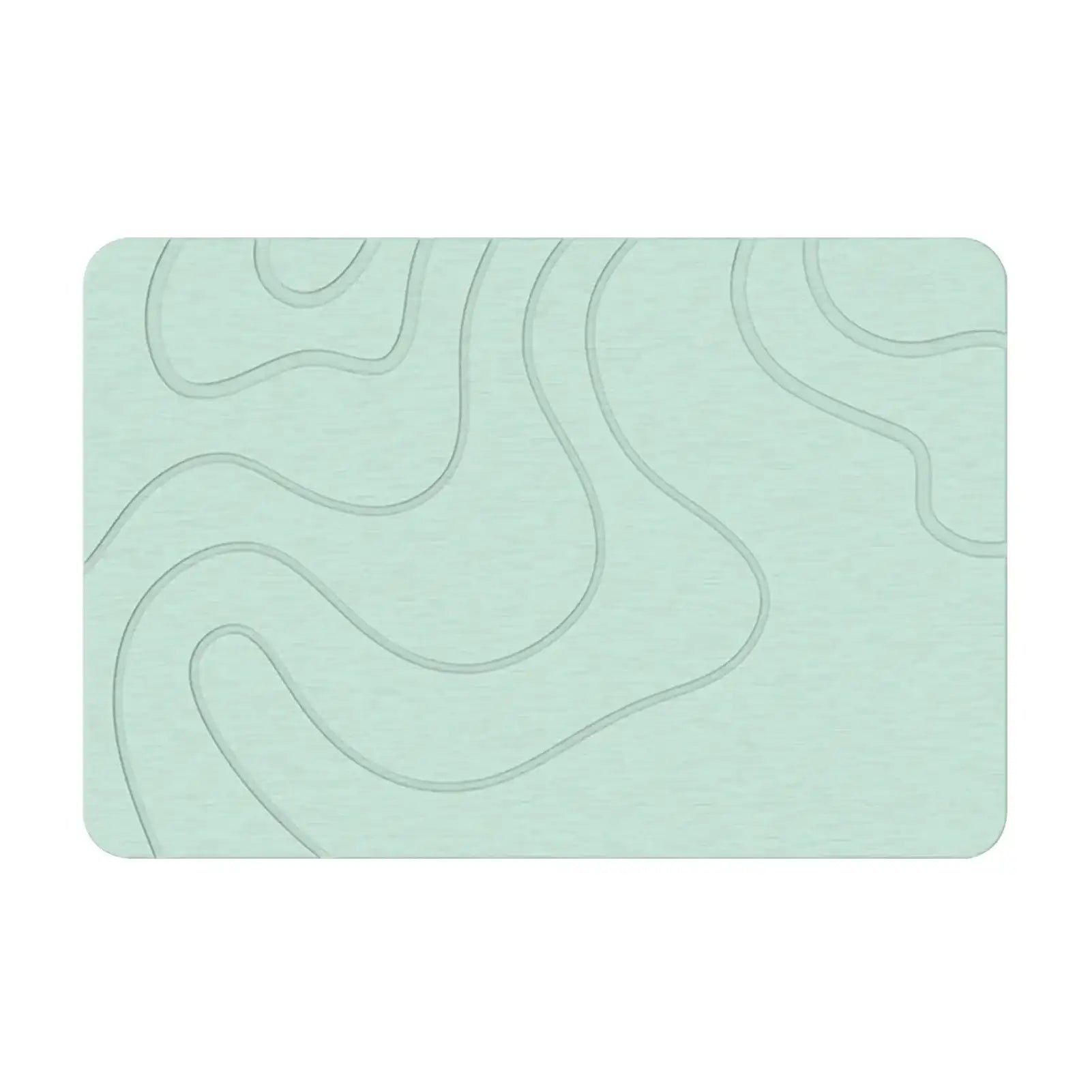 Indoor Diatomite Stone Bath Mat – Soft Water Absorption & Quick-Dry Shower Floor Rug