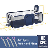 Pangdube Baby Playpen – Safe Activity Fence Playground for Children, Indoor/Outdoor Baby Games Park for 6 Months to 6 Years