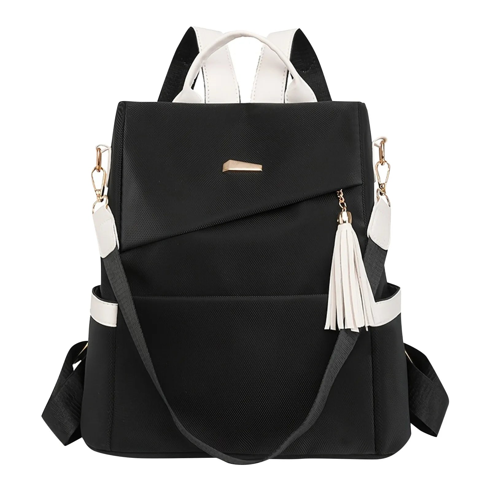 2025 Oxford Cloth Women’s Anti-Theft Backpack — Back Zipper School & Travel Double-Shoulder Bag