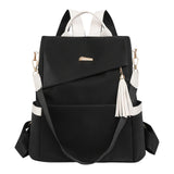 2025 Oxford Cloth Women’s Anti-Theft Backpack — Back Zipper School & Travel Double-Shoulder Bag