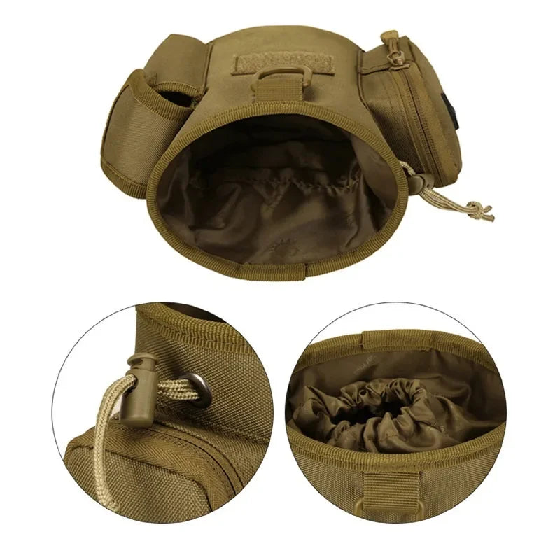 Portable Dog Treat Bag – Outdoor Training & Feeding Pouch with Waist Strap for Trainers and Pet Owners