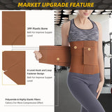 Sweat Waist Trainer Belt – 3-Layer Adjustable Exercise Fitness Belt for Men & Women, Tummy Tuck & Waist Support
