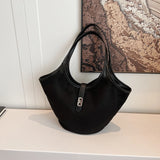 Retro Suede Satchel Purse – Women’s Top Handle & Under-Arm Shoulder Bag