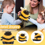 Cute Sha Bee Plush Toy – Super Soft Stuffed Honey Jar Bee Plush Doll, Pendant Plushie Pillow for Kids’ Birthday Gifts & Decor