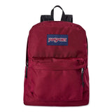 JanSport Unisex SuperBreak Backpack – Russet Red, Classic Lightweight School & Travel Bag