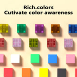 Colorful 3D Magnetic Learning Cubes – DIY Structural Cognitive Toys for Kids, Educational STEM Building Blocks for Boys & Girls