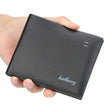 Casual Slim Business Wallet for Men – PU Leather Bifold Short Wallet with Card Holder & Money Clip | Elegant Executive Design