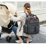 Large Capacity Waterproof Diaper Bag Backpack – Multifunction Travel & Mummy Bag