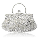 Women’s Beaded Evening Party Clutch – Exquisite Embroidered Mini Tote Wallet Handbag for Weddings & Special Occasions