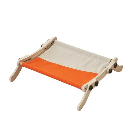 Cat Hammock Dual-Use Bed – Adjustable Window & Radiator Hammock for Indoor Cats, Wooden Frame Holds up to 18KG