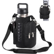 Magnetic gym sling bag – water bottle carrier with phone holder, lightweight fitness crossbody bag for men & women sports & travel