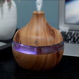 USB Cool Mist Sprayer – 300ml Portable Air Humidifier & Essential Oil Aroma Diffuser with Colorful Night Light for Home & Car