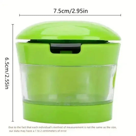 3-in-1 Manual Garlic Press & Ginger Crusher with Peeler – Kitchen Gadget