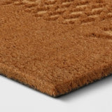 Welcome Pineapple Doormat – Outdoor Coir Mat with Tropical Design (30 × 18 inches, Medium Pile)