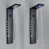 LED Waterfall Shower Panel Tower Set – Body Massage Jets & Rainfall Shower System