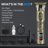 Sejoy Cordless Hair Clippers – USB-C Rechargeable Professional Trimming Kit with LED Display & 4 Guide Combs