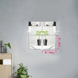 4 Pcs 3D Self-Adhesive Mirror Wall Stickers – Flexible Acrylic DIY Mirror Panels for Modern Living Room Décor (20–30 cm, 2 mm Thick)