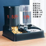 Automatic Cat Feeder & Water Dispenser Set – 2-in-1 Tilted Pet Food Bowl & Gravity Waterer 🐱💧✨