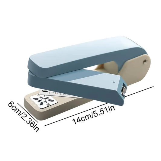 📎 360° Rotatable Heavy-Duty Metal Stapler – Long Manual Binding Stapler for Office, Books & Documents