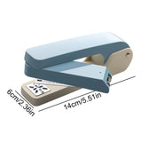 📎 360° Rotatable Heavy-Duty Metal Stapler – Long Manual Binding Stapler for Office, Books & Documents
