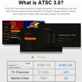 GTMEDIA HDTV Mate USB Tuner TV Stick – ATSC 3.0/1.0 Digital Signal Receiver with QAM-B, Works with HDTVPlayer App (Android 9.0+)
