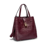 Letter-Element Large Capacity Luxury Bucket Bag – 2024 Women’s Fashion Handbag