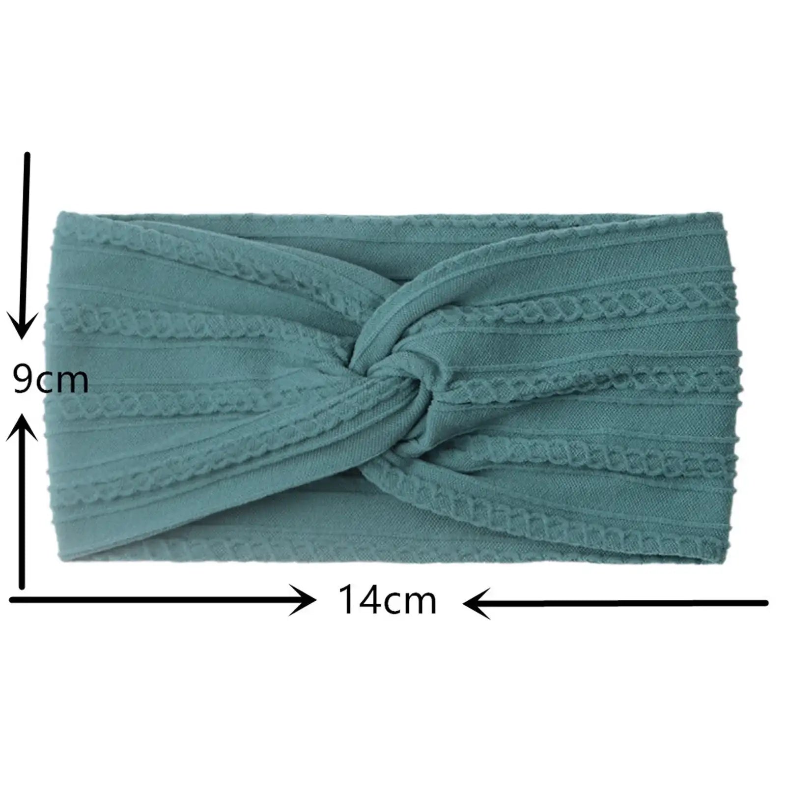 Soft Cable Knit Turban Headband for Baby Girls & Boys