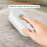 3-in-1 Cat Steam Brush – Electric Spray Grooming Comb for Cats & Dogs