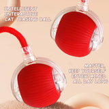 Rechargeable Interactive Cat Ball Toy – Electric Self-Rotating Automatic Rolling Ball for Cats, Anti-Depression Play
