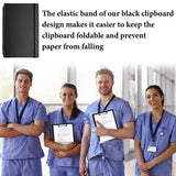 Foldable Clipboard – 2-Layer Collapsible Clipboard File Holder for Nurses, Doctors & Office Professionals