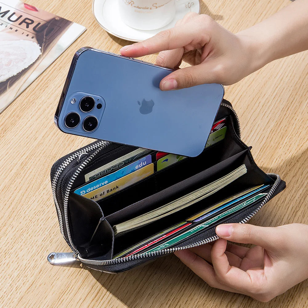 Women’s Fashion Crossbody Shoulder Bag – Cellphone Purse with Card Holder, Wallet Organizer & Zipper Closure Handbag