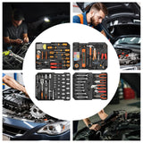 187-Piece Trolley Case Tool Box Set – Rust-Resistant Household Hand Tool Kit for Home Maintenance & Garden Care